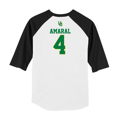 Oregon - NCAA Softball : Addison Amaral - USA Raglan Shirt-1