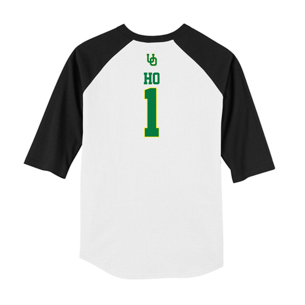 Oregon - NCAA Softball : Taryn Ho - USA Raglan Shirt-1