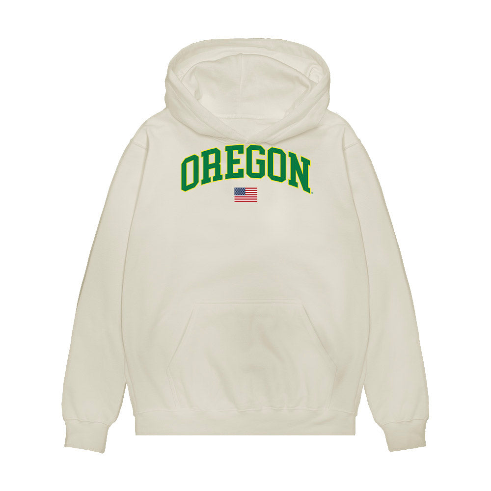 Oregon - NCAA Softball : Taryn Ho - USA Premium Hooded Sweatshirt-0