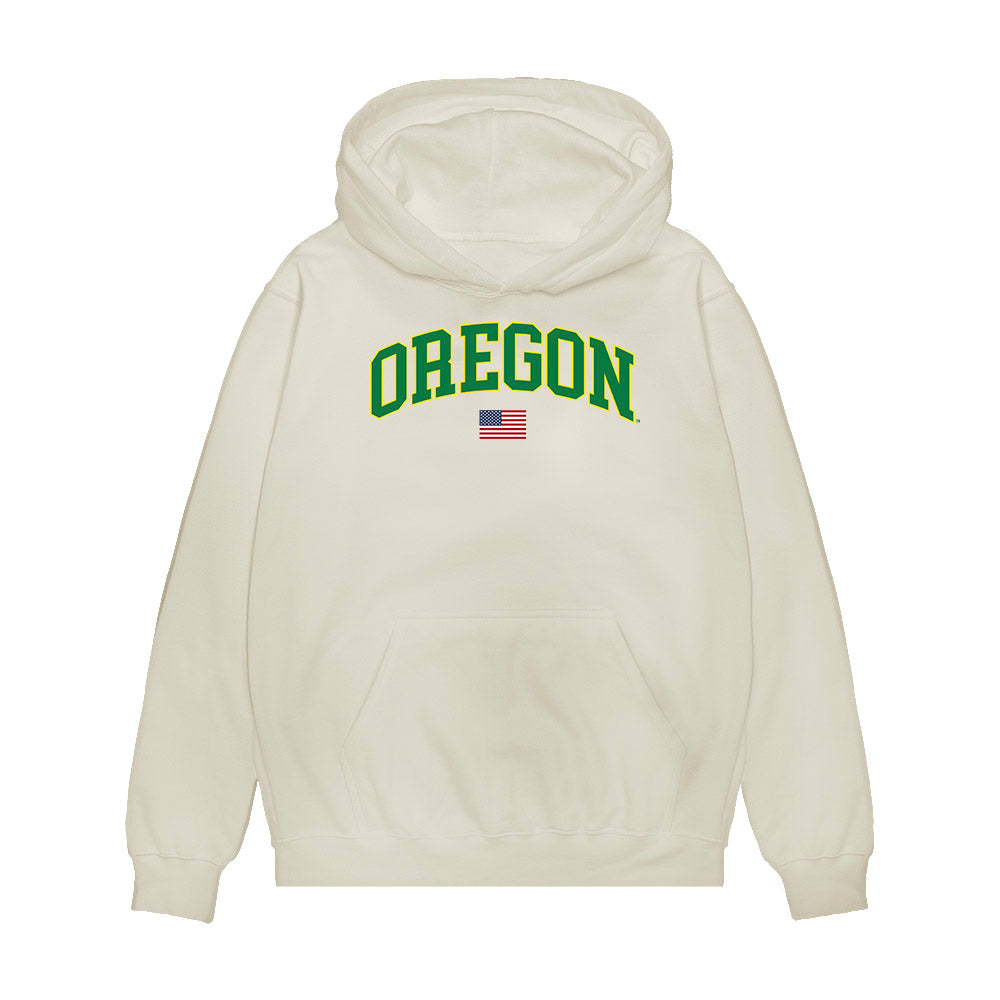 Oregon - NCAA Softball : Amanda Urbina - USA Premium Hooded Sweatshirt-0