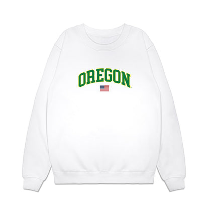 Oregon - NCAA Softball : Stefini Ma'ake - USA Premium Crewneck Sweatshirt-0