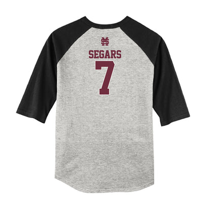 Mississippi State - NCAA Softball : Anna Kate Segars - USA Raglan Shirt-1