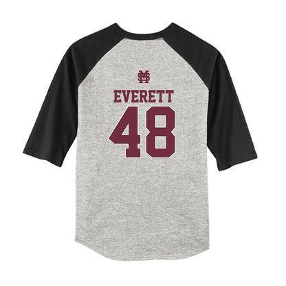 Mississippi State - NCAA Softball : Delainey Everett - USA Youth Raglan T-Shirt-1