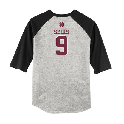 Mississippi State - NCAA Softball : Kiarra Sells - USA Raglan Shirt-1