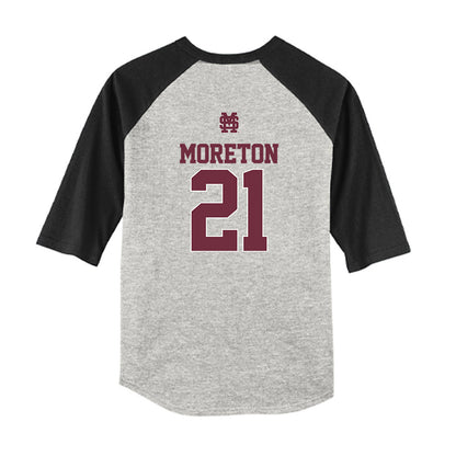 Mississippi State - NCAA Softball : Brinkley Moreton - USA Youth Raglan T-Shirt-1