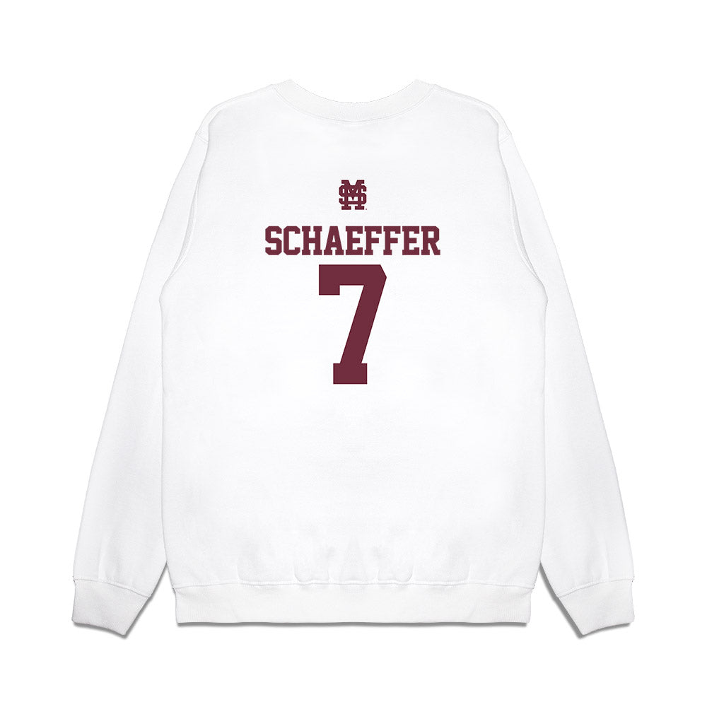 Mississippi State - NCAA Softball : Gabriella Schaeffer - USA Premium Crewneck Sweatshirt-1