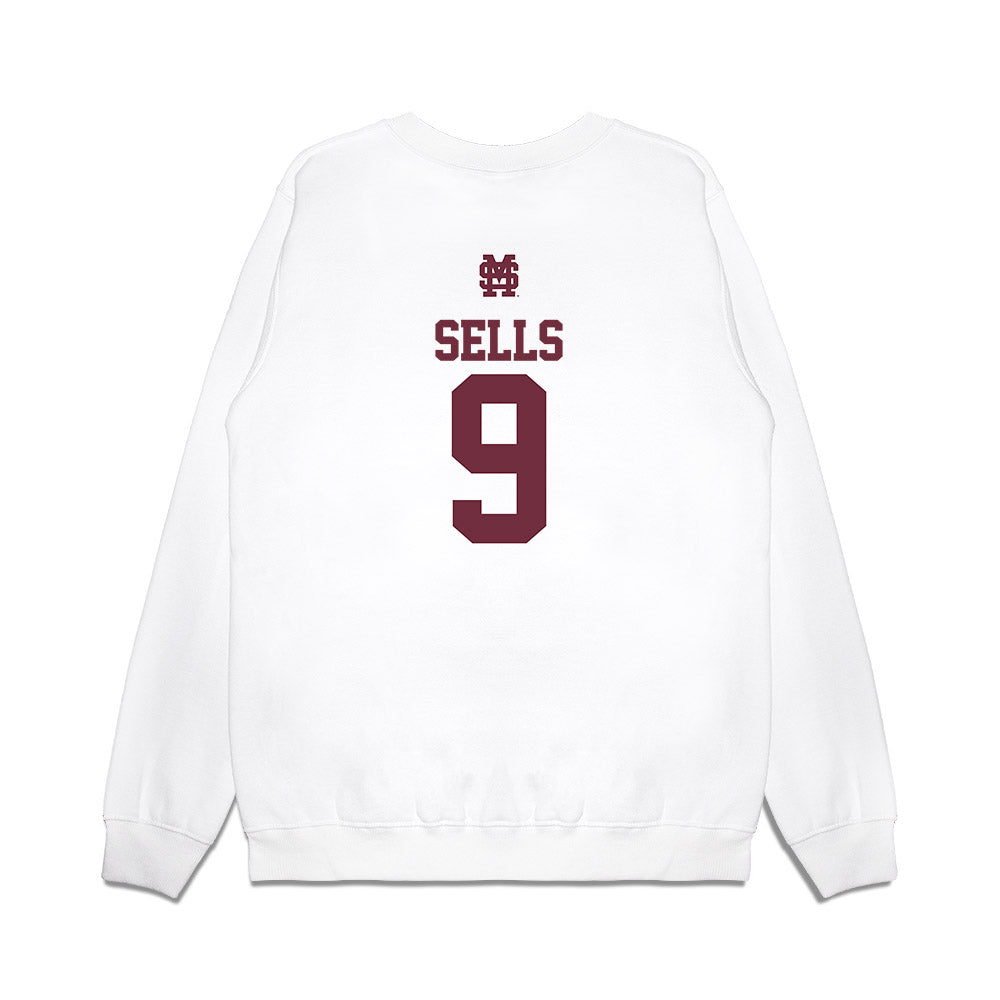 Mississippi State - NCAA Softball : Kiarra Sells - USA Premium Crewneck Sweatshirt-1