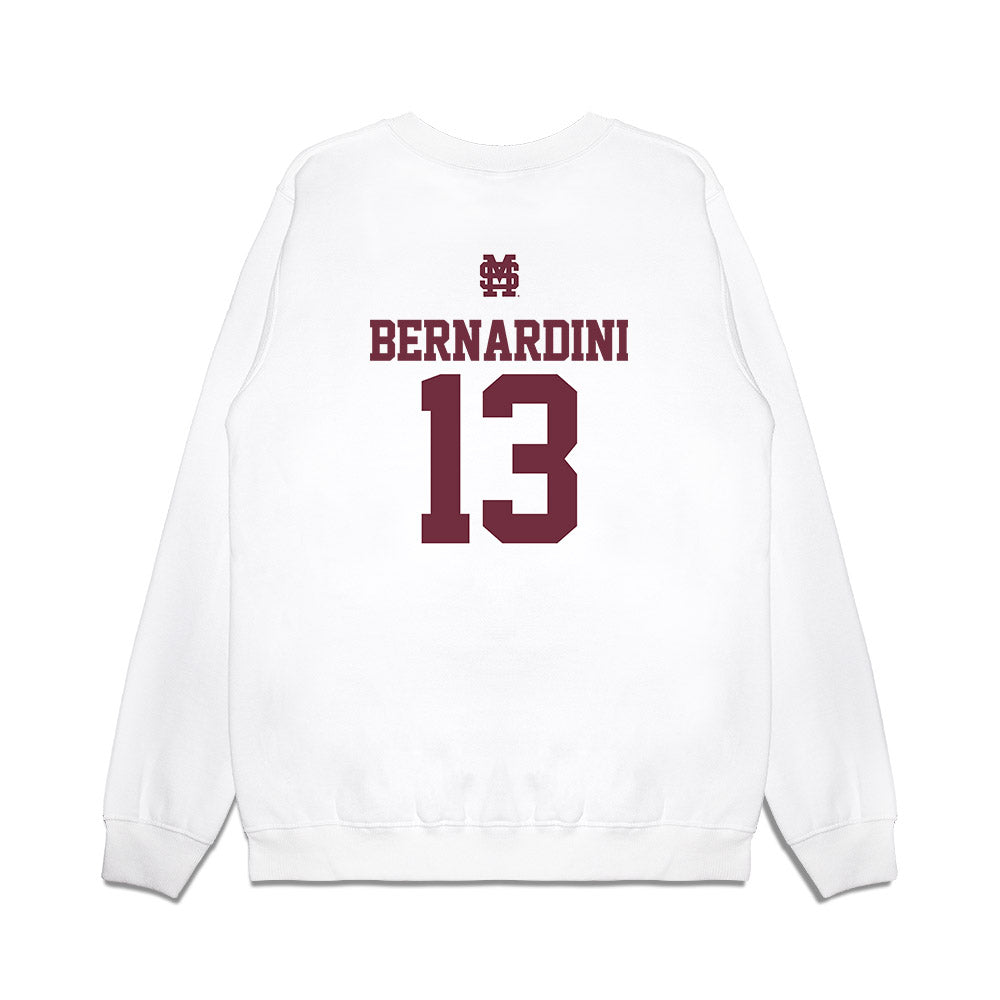Mississippi State - NCAA Softball : Morgan Bernardini - USA Premium Crewneck Sweatshirt-1