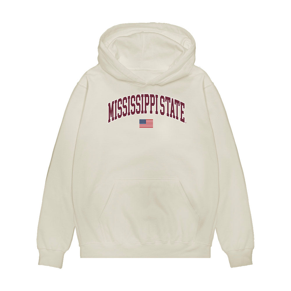 Mississippi State - NCAA Softball : Desiree Rivera - USA Premium Hooded Sweatshirt-0