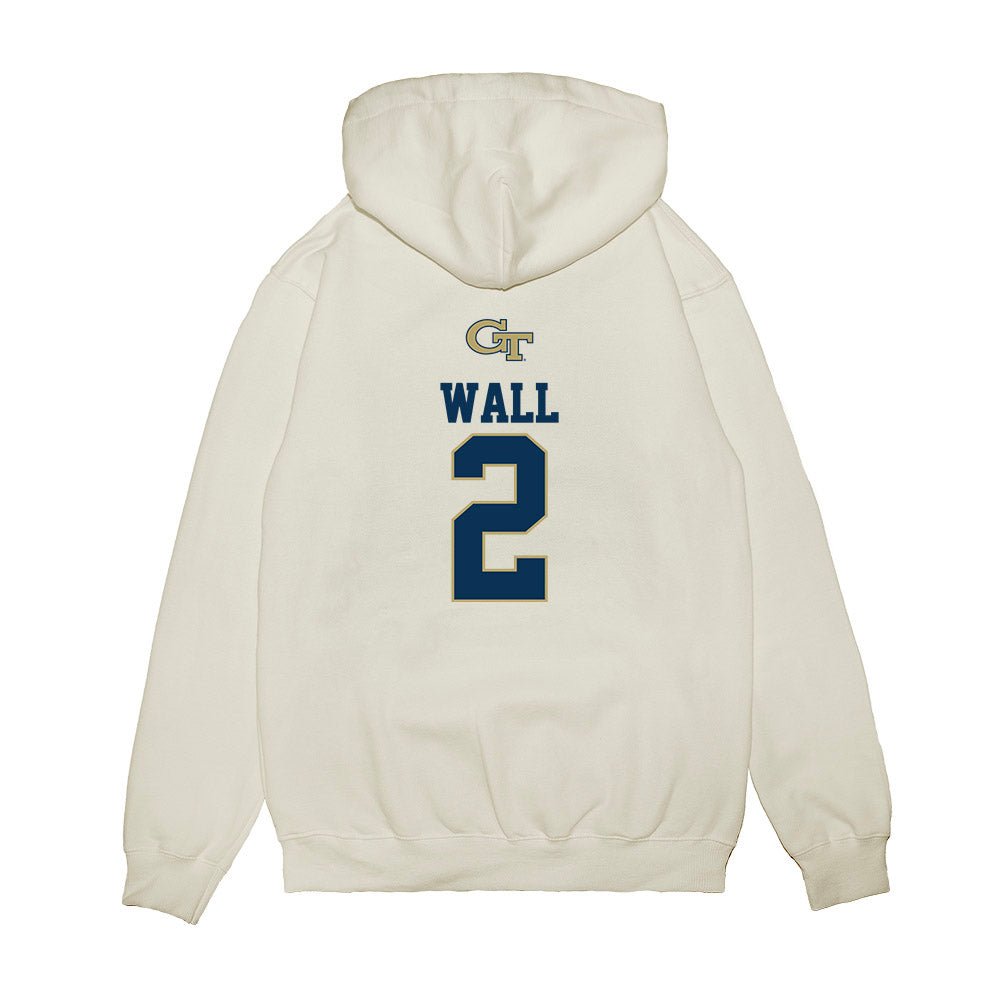Georgia Tech - NCAA Softball : Raegan Wall - USA Premium Hooded Sweatshirt-1