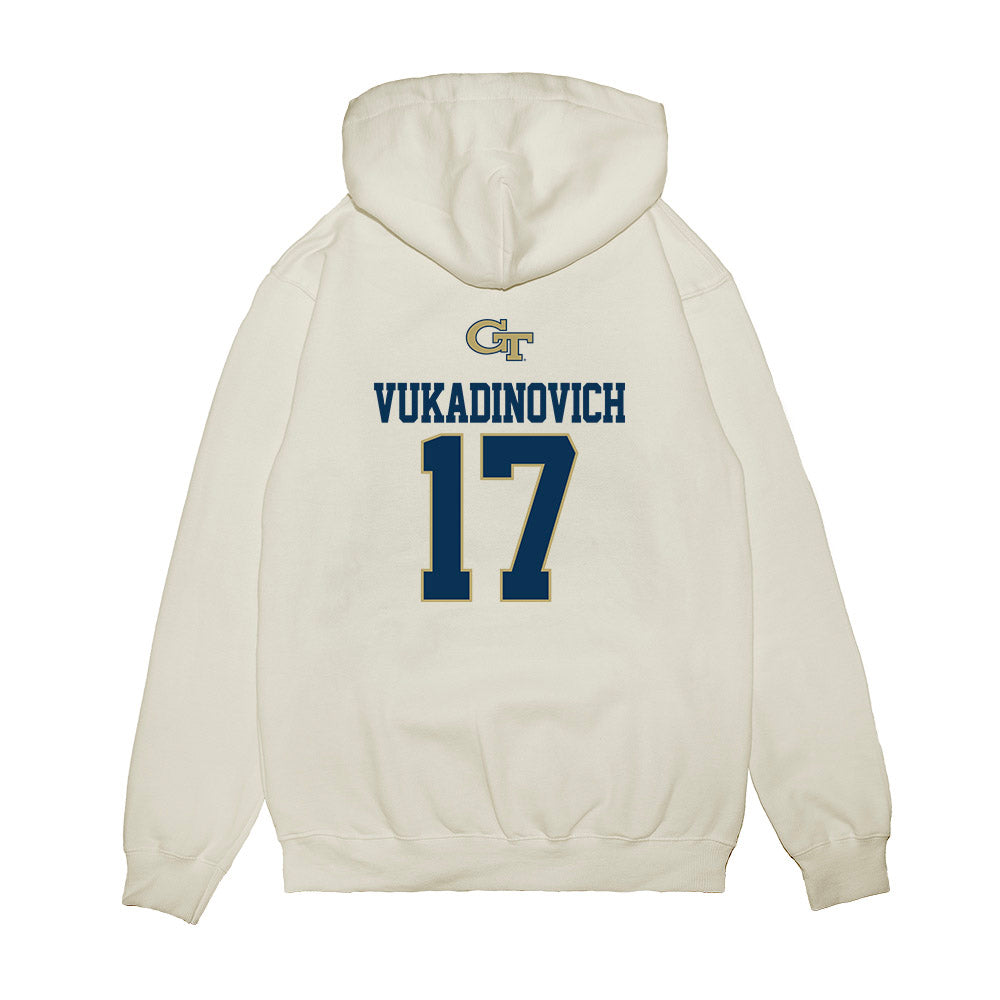 Georgia Tech - NCAA Softball : Paige Vukadinovich - USA Premium Hooded Sweatshirt-1