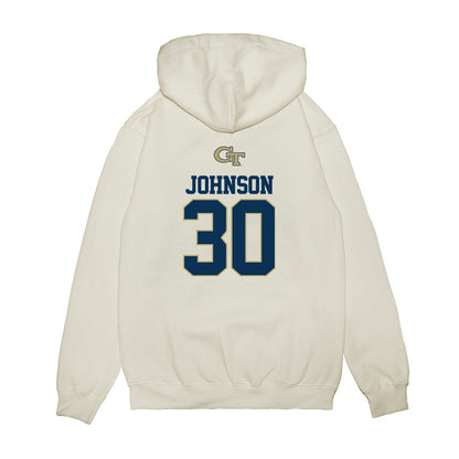 Georgia Tech - NCAA Softball : Madalyn Johnson - USA Premium Hooded Sweatshirt-1