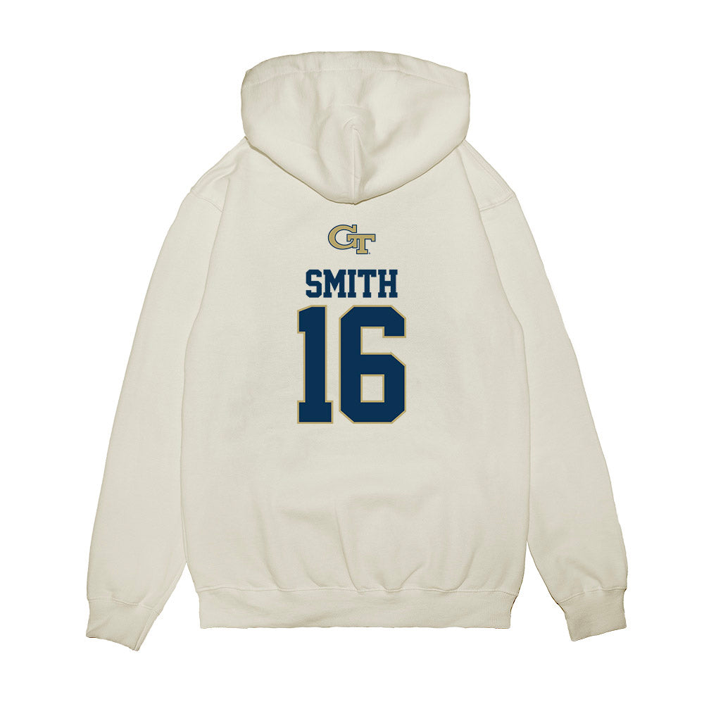Georgia Tech - NCAA Softball : Charlotte Smith - USA Premium Hooded Sweatshirt-1