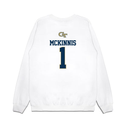 Georgia Tech - NCAA Softball : Abby McKinnis - USA Premium Crewneck Sweatshirt-1