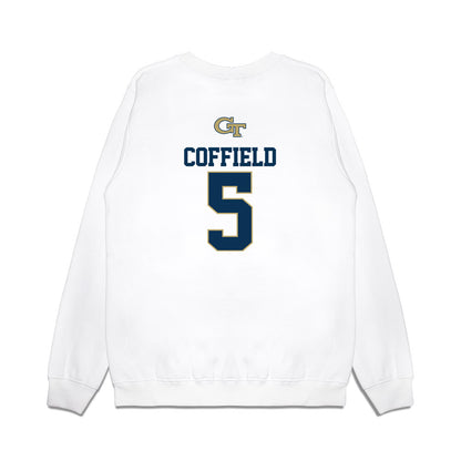 Georgia Tech - NCAA Softball : Makayla Coffield - USA Premium Crewneck Sweatshirt-1
