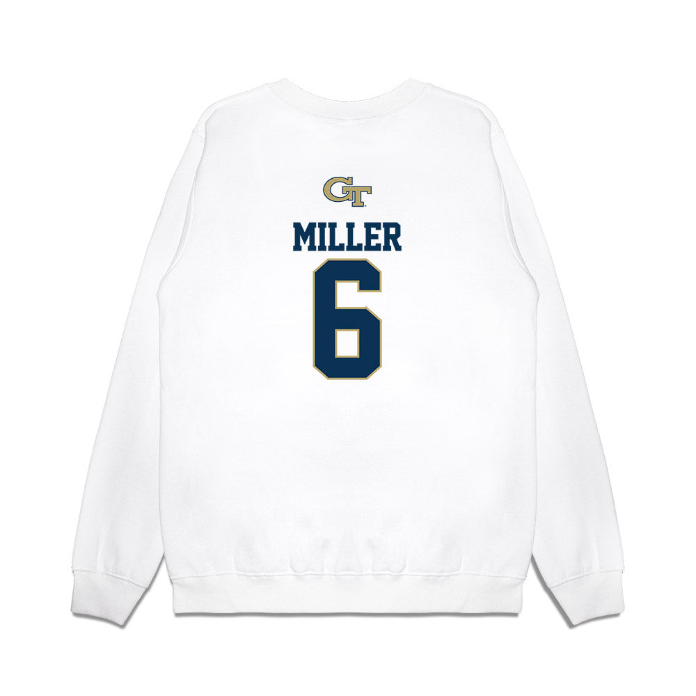 Georgia Tech - NCAA Softball : Payton Miller - USA Premium Crewneck Sweatshirt-1