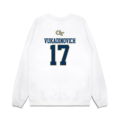 Georgia Tech - NCAA Softball : Paige Vukadinovich - USA Premium Crewneck Sweatshirt-1