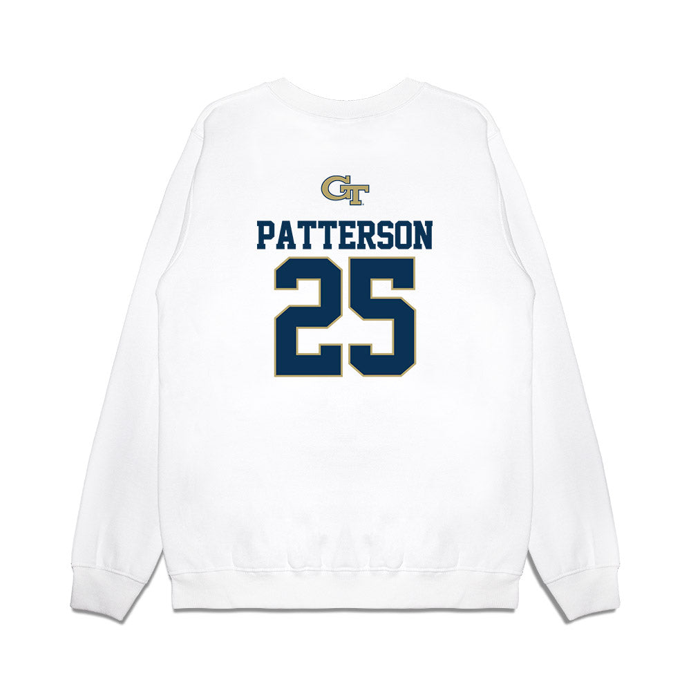 Georgia Tech - NCAA Softball : Caroline Patterson - USA Premium Crewneck Sweatshirt-1
