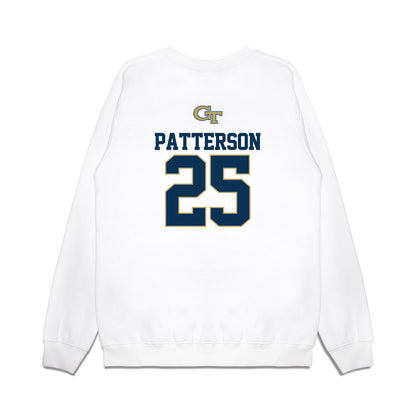 Georgia Tech - NCAA Softball : Caroline Patterson - USA Premium Crewneck Sweatshirt-1