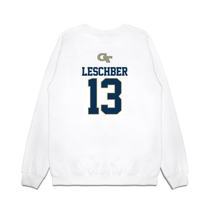 Georgia Tech - NCAA Softball : Addison Leschber - USA Premium Crewneck Sweatshirt-1