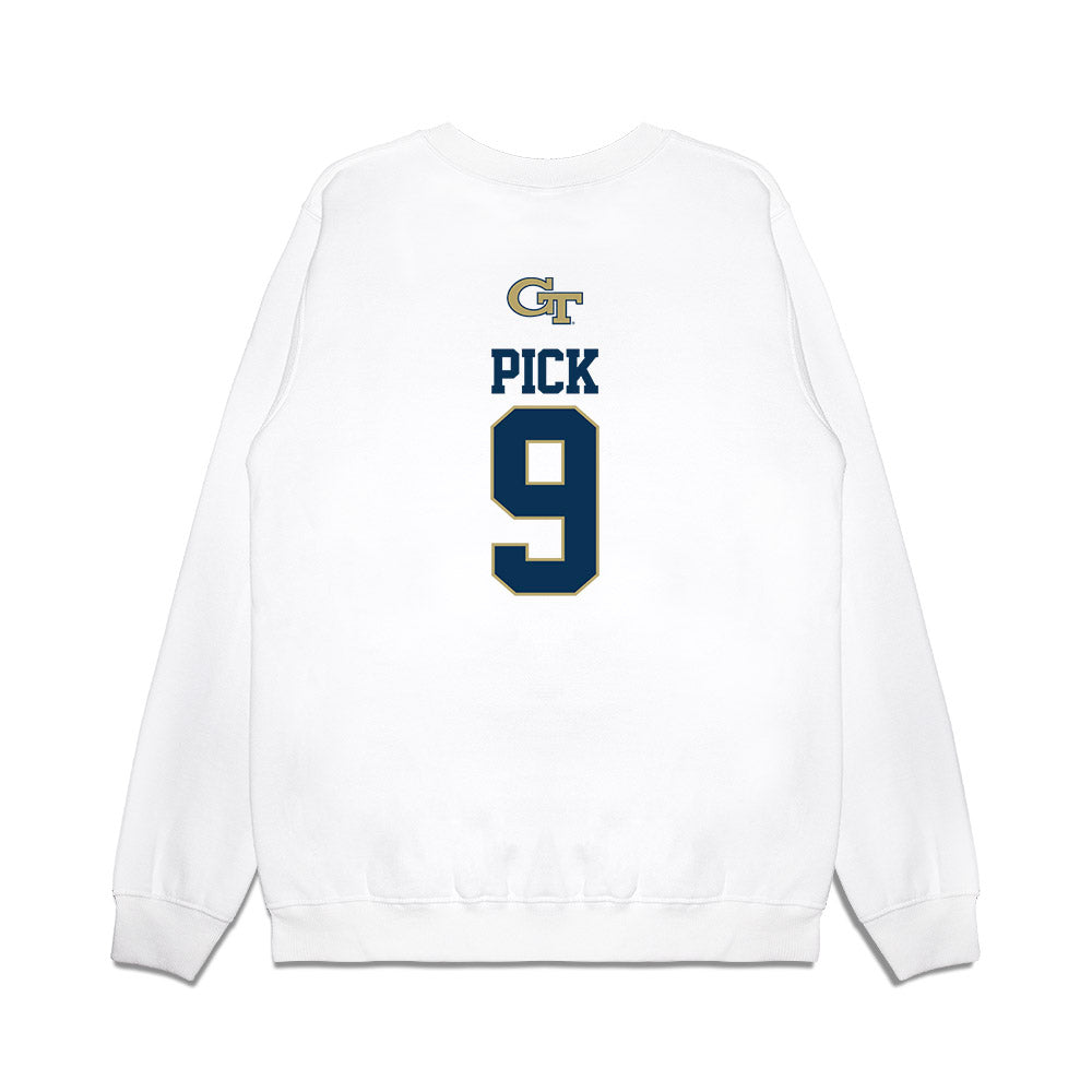 Georgia Tech - NCAA Softball : Landri Pick - USA Premium Crewneck Sweatshirt-1