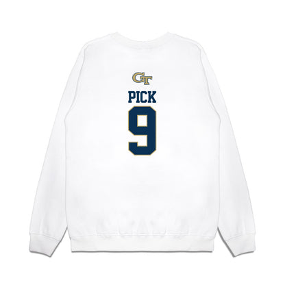 Georgia Tech - NCAA Softball : Landri Pick - USA Premium Crewneck Sweatshirt-1