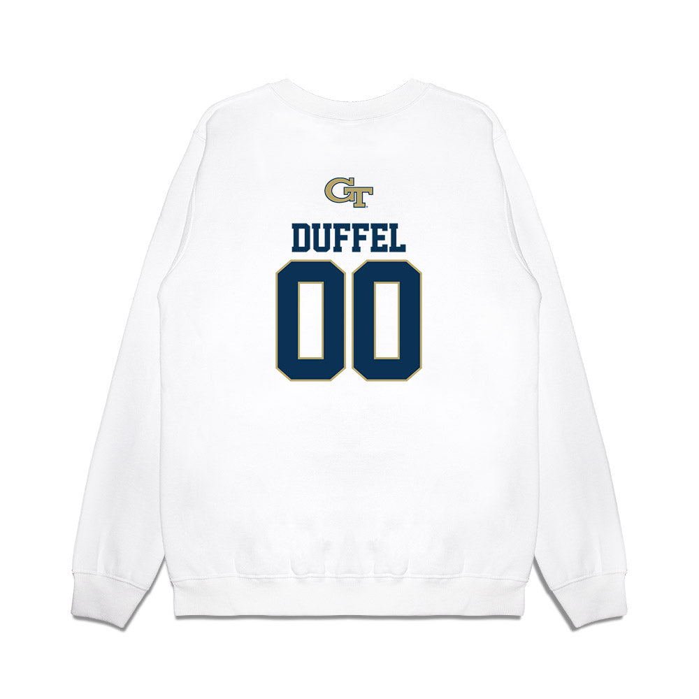 Georgia Tech - NCAA Softball : Madison Duffel - USA Premium Crewneck Sweatshirt-1