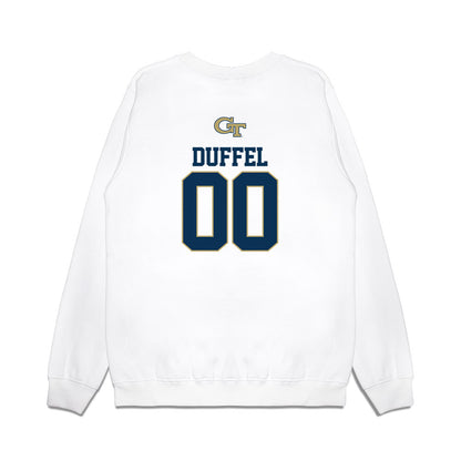 Georgia Tech - NCAA Softball : Madison Duffel - USA Premium Crewneck Sweatshirt-1