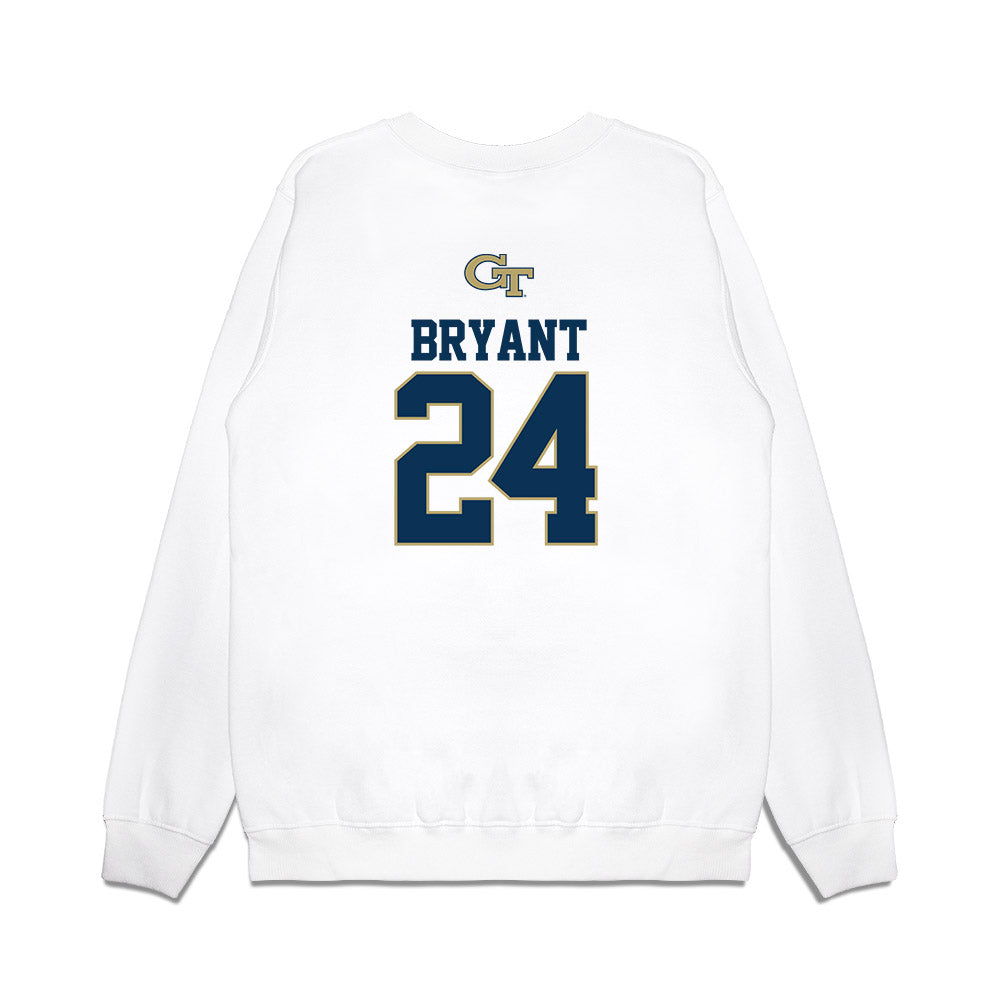 Georgia Tech - NCAA Softball : Victoria Bryant - USA Premium Crewneck Sweatshirt-1