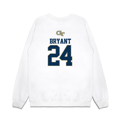 Georgia Tech - NCAA Softball : Victoria Bryant - USA Premium Crewneck Sweatshirt-1