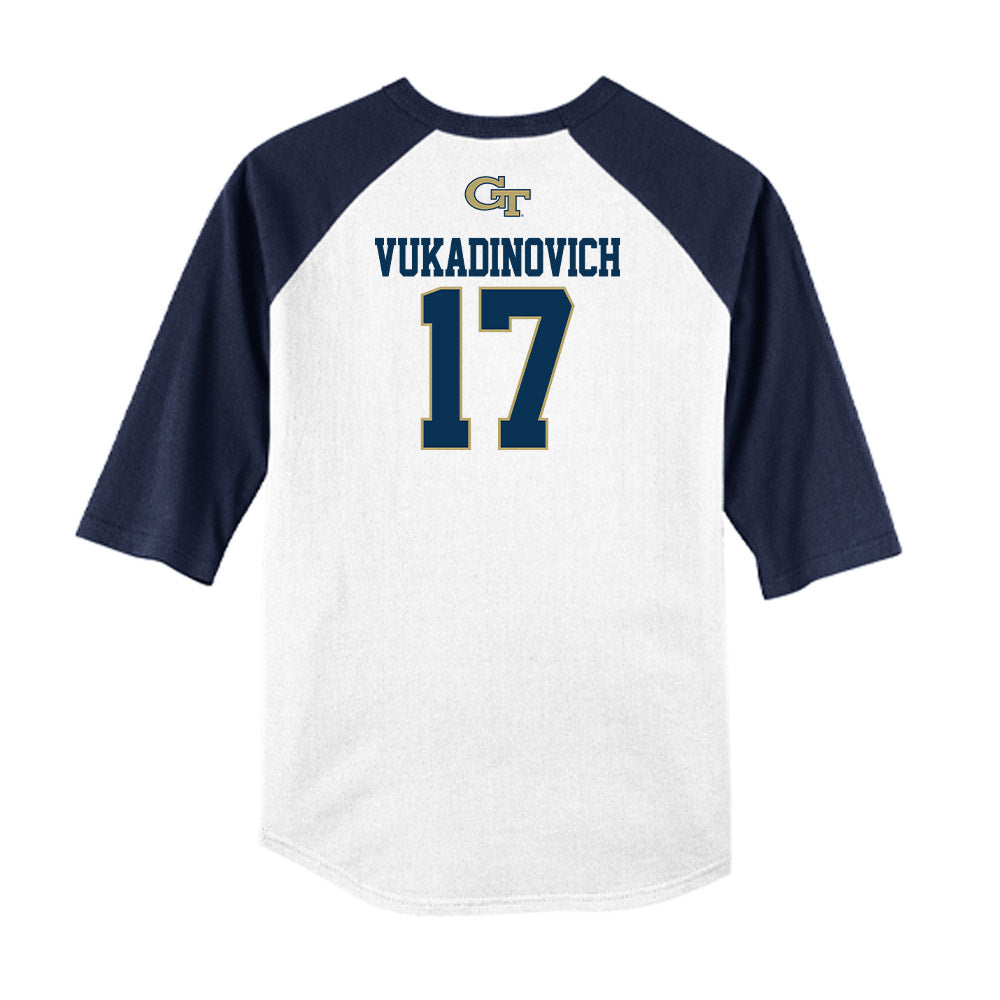 Georgia Tech - NCAA Softball : Paige Vukadinovich - USA Raglan Shirt-1