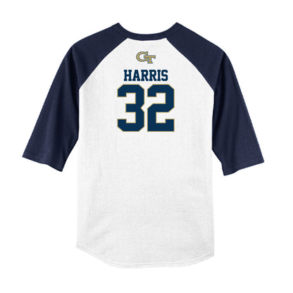 Georgia Tech - NCAA Softball : Tymber Harris - USA Raglan Shirt-1