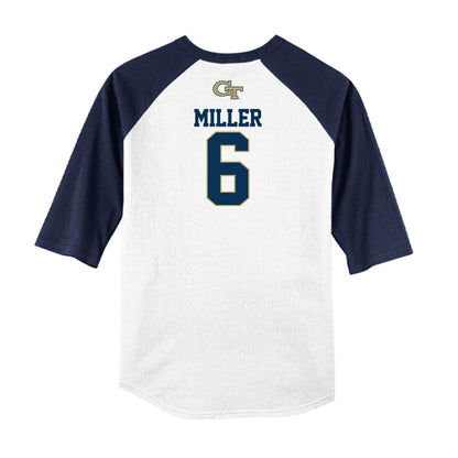 Georgia Tech - NCAA Softball : Payton Miller - USA Raglan Shirt-1