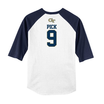 Georgia Tech - NCAA Softball : Landri Pick - USA Raglan Shirt-1