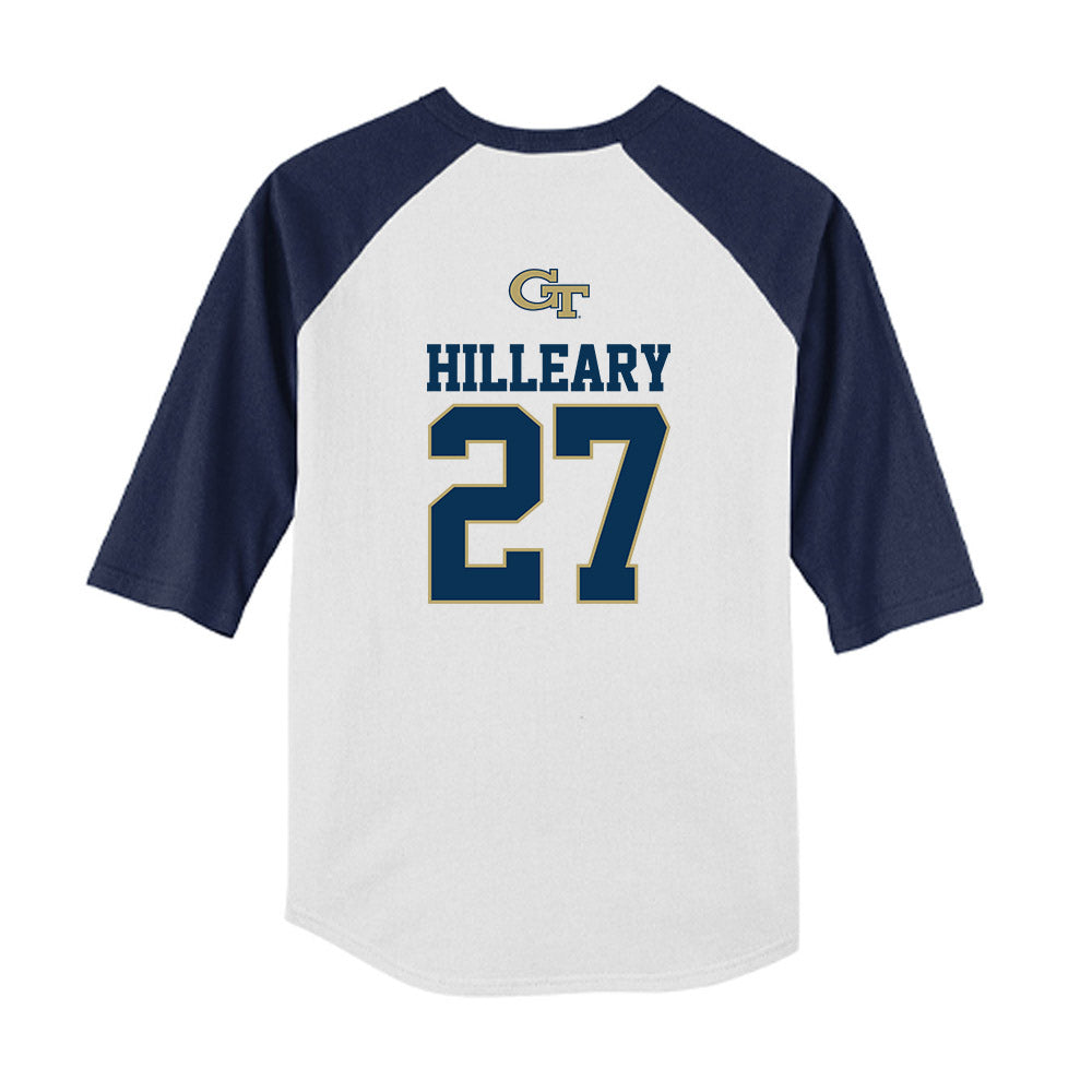 Georgia Tech - NCAA Softball : Kenley Hilleary - USA Youth Raglan T-Shirt-1