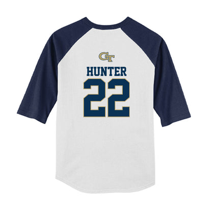 Georgia Tech - NCAA Softball : Reese Hunter - USA Youth Raglan T-Shirt-1
