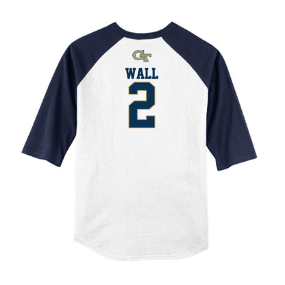 Georgia Tech - NCAA Softball : Raegan Wall - USA Raglan Shirt-1