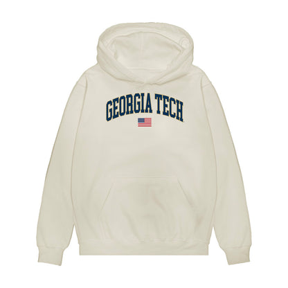 Georgia Tech - NCAA Softball : Raegan Wall - USA Premium Hooded Sweatshirt-0