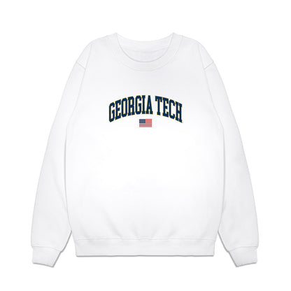 Georgia Tech - NCAA Softball : Madalyn Johnson - USA Premium Crewneck Sweatshirt-0