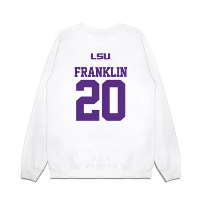 LSU - NCAA Softball : alix franklin - USA Premium Crewneck Sweatshirt-1
