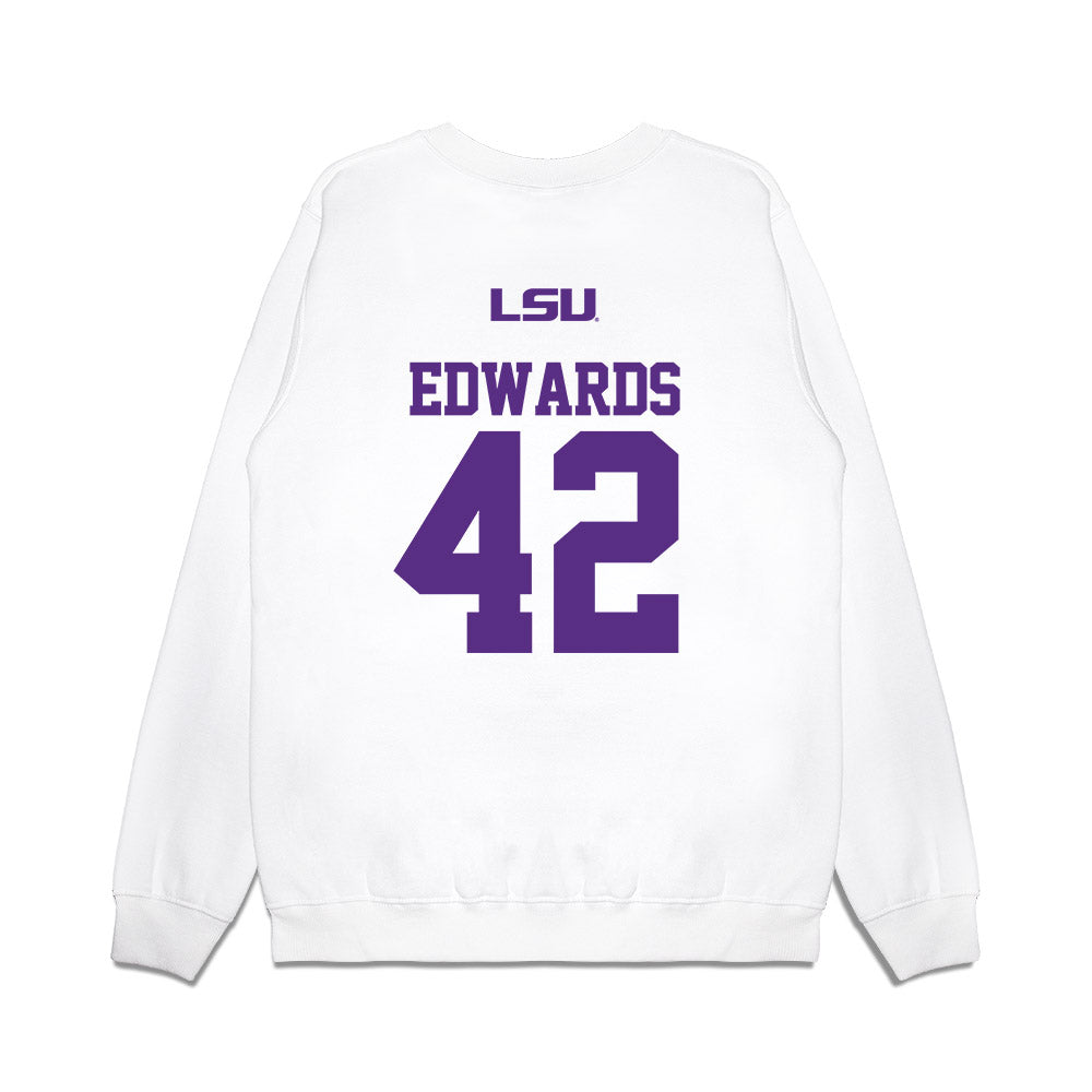 LSU - NCAA Softball : Tori Edwards - USA Premium Crewneck Sweatshirt-1