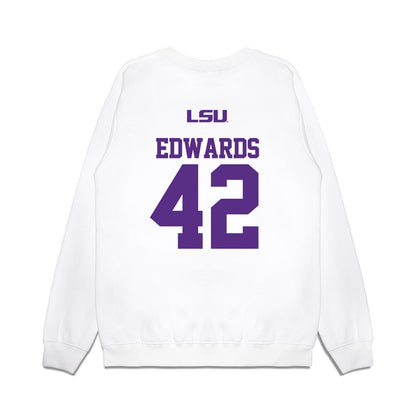 LSU - NCAA Softball : Tori Edwards - USA Premium Crewneck Sweatshirt-1
