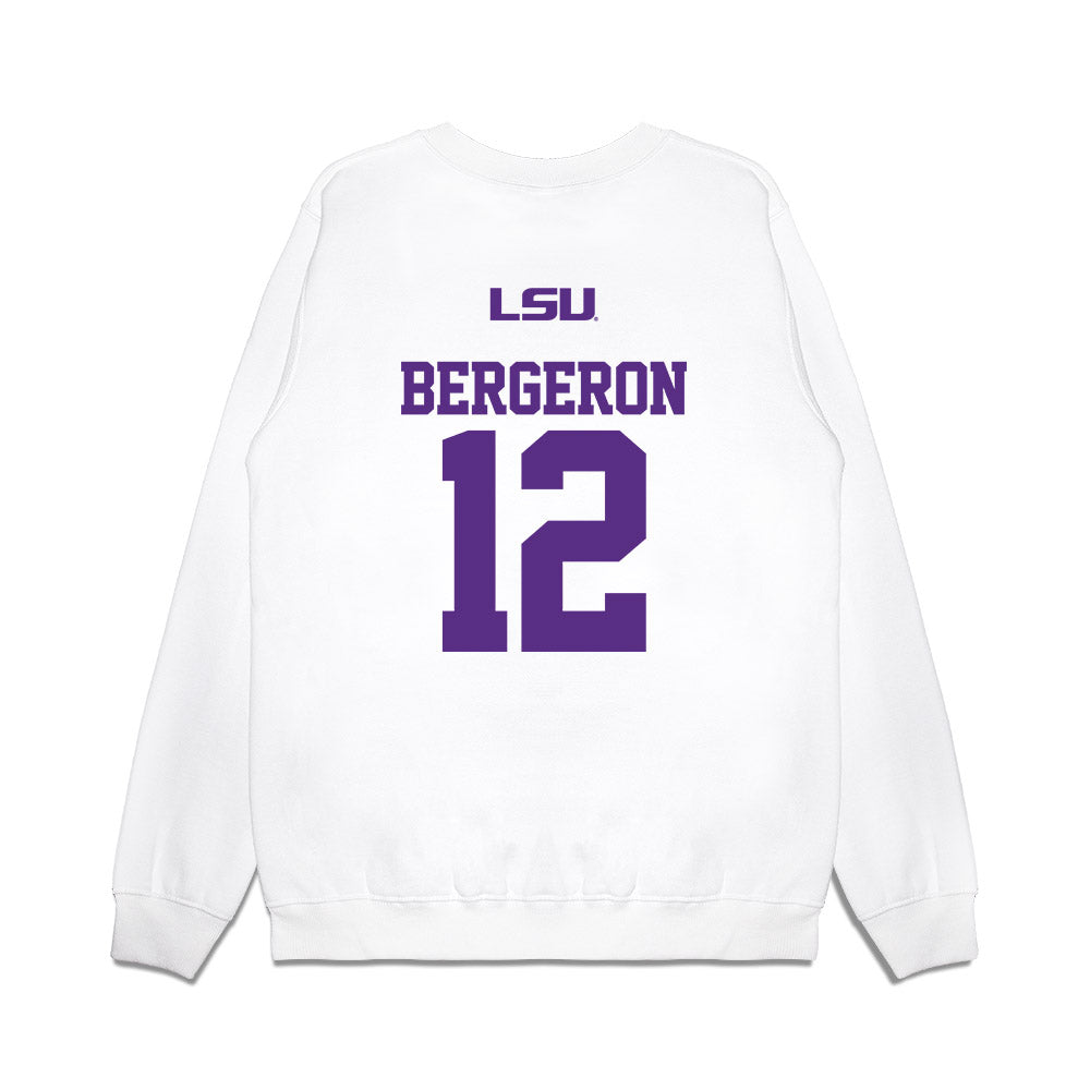 LSU - NCAA Softball : Maci Bergeron - USA Premium Crewneck Sweatshirt-1