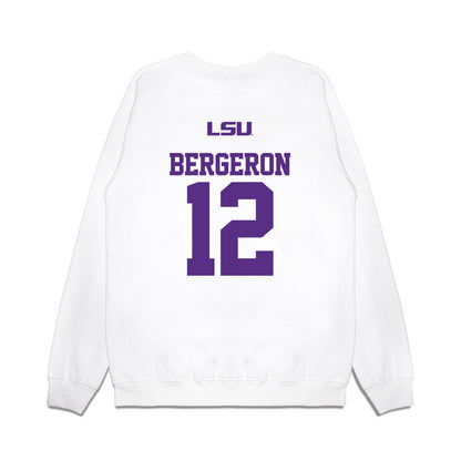 LSU - NCAA Softball : Maci Bergeron - USA Premium Crewneck Sweatshirt-1