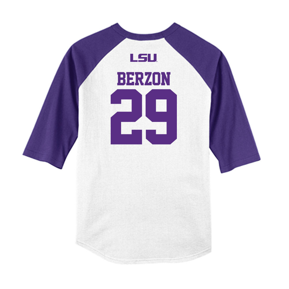 LSU - NCAA Softball : Sydney Berzon - USA Raglan Shirt-1
