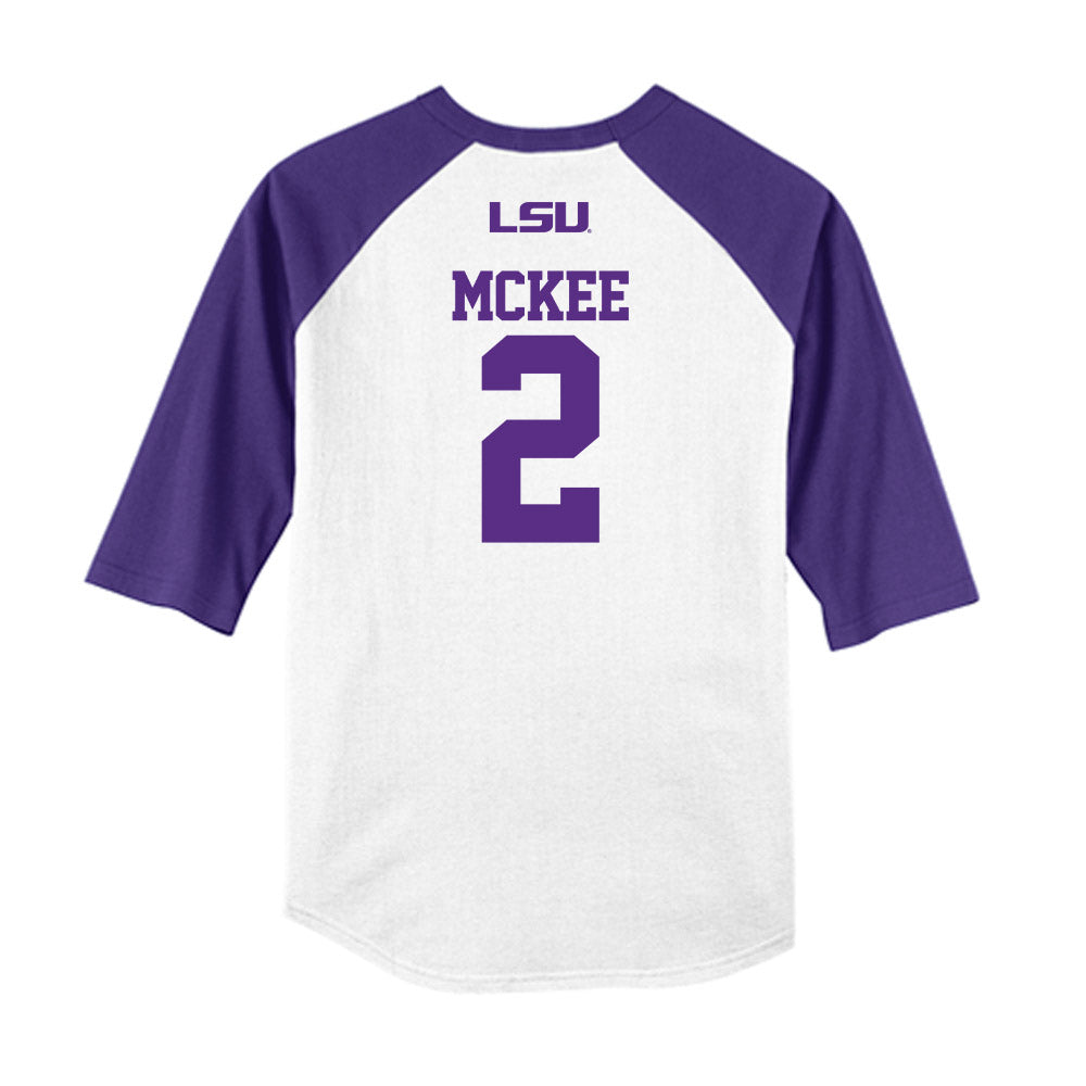 LSU - NCAA Softball : Maddox mckee - USA Raglan Shirt-1