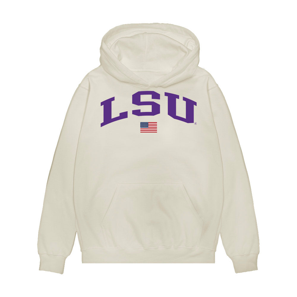 LSU - NCAA Softball : Sydney Berzon - USA Premium Hooded Sweatshirt-0