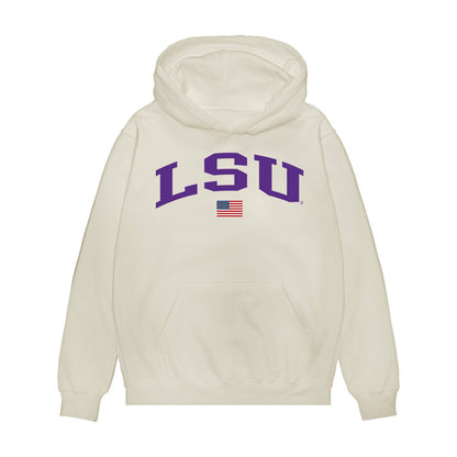 LSU - NCAA Softball : Tori Edwards - USA Premium Hooded Sweatshirt-0
