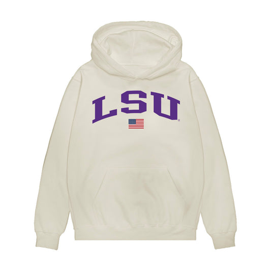 LSU - NCAA Softball : Ashley Vallejo - USA Premium Hooded Sweatshirt-0