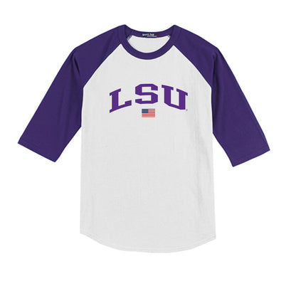 LSU - NCAA Softball : Ashley Vallejo - USA Youth Raglan T-Shirt-0